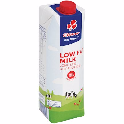 CLOVER UHT LOW FAT MILK 1L