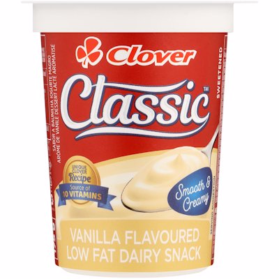 CLOVER CLASSIC YOGHURT VANILLA FLAVOURED 175GR