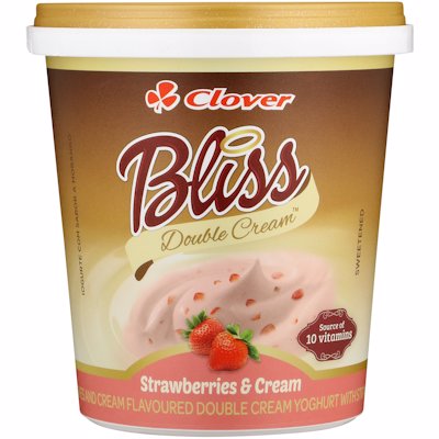 CLOVER BLISS YOGHURT STRAWBERRY 1KG