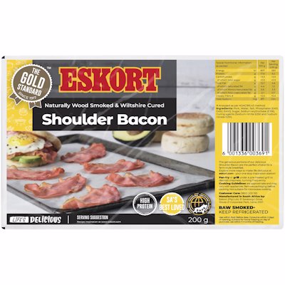 ESKORT SHOULDER BACON 200GR