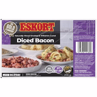 ESKORT DICED BACON 200GR