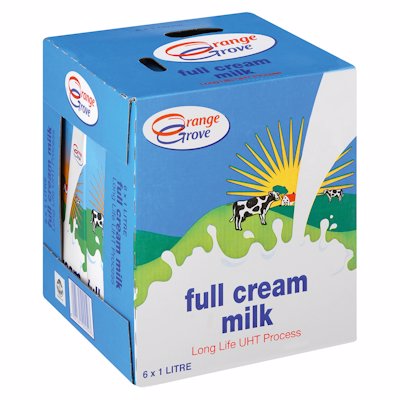 ORANGE GROVE FULL CREAM UHT MILK 1LT