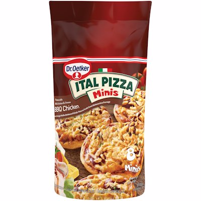 ITAL PIZZA BBQ CHICKEN MINI 664GR