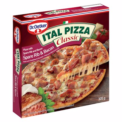 ITAL PIZZA RIB & BACON MINI 600GR