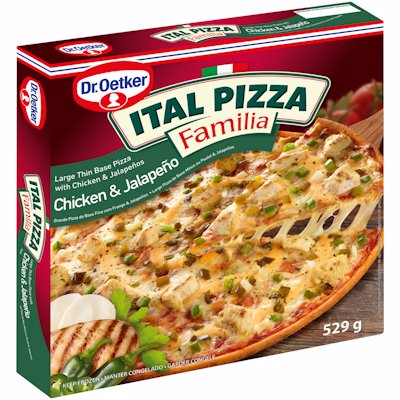 ITAL PIZZA FAMILIA CHICKEN & JALAPENO 529GR