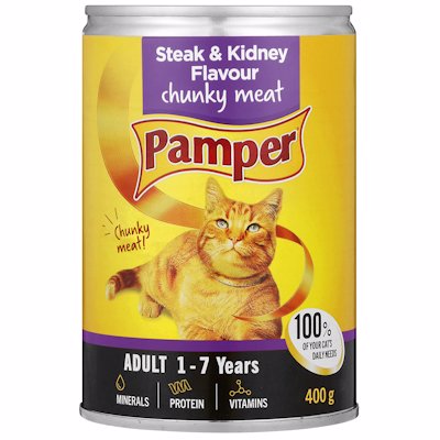 FRISKIES CAT FOOD STEAK & KIDNEY FLAVOUR 400GR