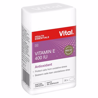 VITAL HEALTH VIT E 400IU CAPS 30'S 30'S