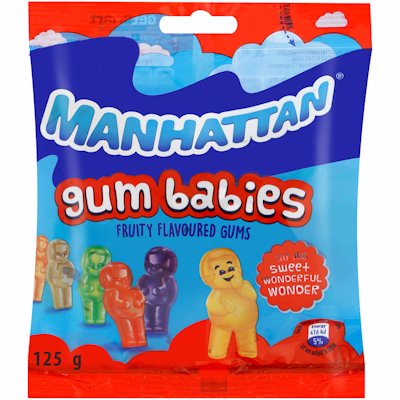 MANHATTAN GUM BABIES 125G