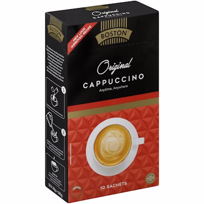 BOSTON CAPPUCCINO ORIGINAL STICKS 10'S