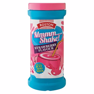 BOSTON STRAWBERRY FLAVOURED MILK DRINK 500GR