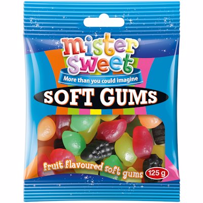 MISTER SWEET SOFT GUMS 125GR