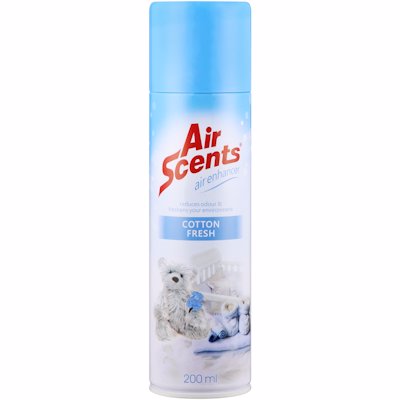 AIRSCENTS AIR ENHANCER COTTON FRESH 200ML