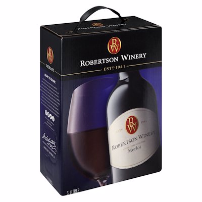 ROBERTSON MERLOT SLIMLINE 3LTR