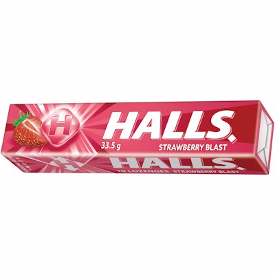 HALLS CANDY STRAWBERRY BLAST 33.5G