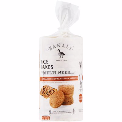 BAKALI RICE CAKES MULTI SEED 120GR