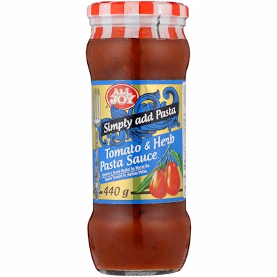 ALL JOY PASTA SAUCE TOMATO & HERB 440GR