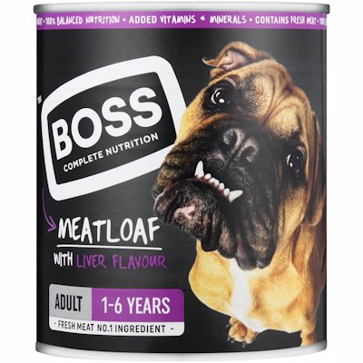 BOSS ADULT MEATLOAF WITH LIVER FLAVOUR 820GR