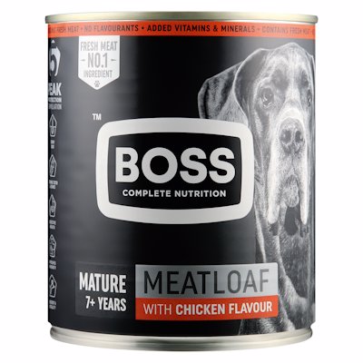 BOSS MATURE MEATLOAF WITH CHICKEN FLAVOUR 775GR