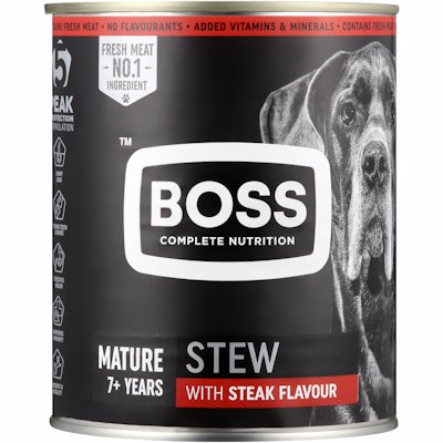 BOSS MATURE SALUTE BEEF & CHICKEN FLAVOUR 775GR