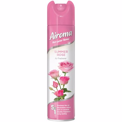 AIROMA 5IN1 AIR FRESHENER SUMMER ROSE 210ML