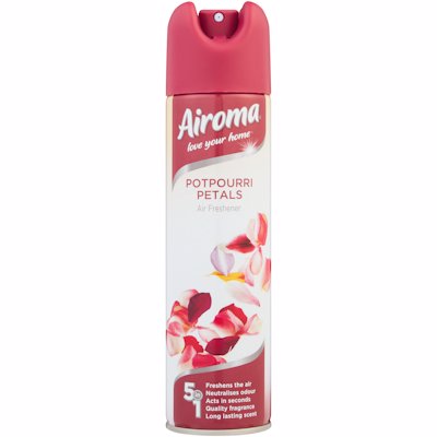 AIROMA 5IN1 AIR FRESHENER POTPOURRI PETALS 210ML