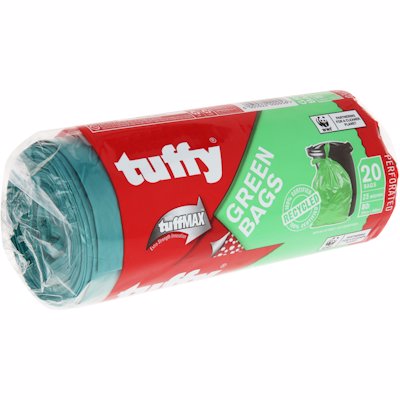 TUFFY GREEN BAGS 20'S