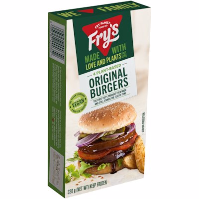 FRY'S MEAT FREE ORIGINAL BURGERS 320GR