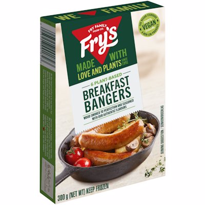 FRY'S BREAKFAST BANGERS VEGAN 300GR