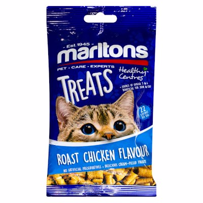 MARLTONS CAT TREATS ROAST CHICKEN FLAVOUR 50GR