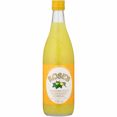 ROSES CORDIAL PASSION FRUIT 750ML