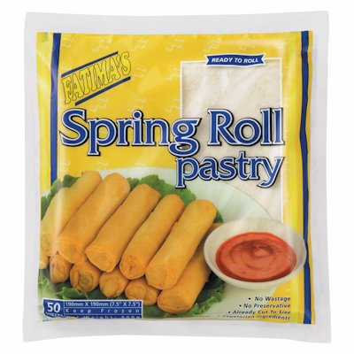 FATIMA'S READY-TO-ROLL SPRING ROLL PASTRY 500GR