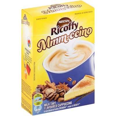 NESCAFE RICOFFY CAPPUCCINO MILK TART 8'S