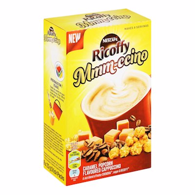 NESCAFE RICOFFY MMM-CCINO CARAMEL POPCORN 8'S