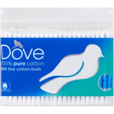 DOVE 100%  PURE COTTON FINE COTTON BUDS 200'S