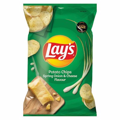 LAY'S SPRING ONION & CHEESE FLAVOUR 200GR