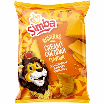 SIMBA CREAMY CHEDDAR FLAVOUR 120GR