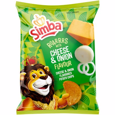 SIMBA CHEESE & ONION FLAVOUR 120GR