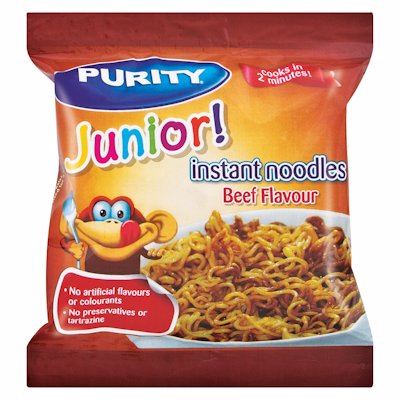 PURITY JUNIOR INSTANT NOODLES BEEF FLAVOUR 53.5G