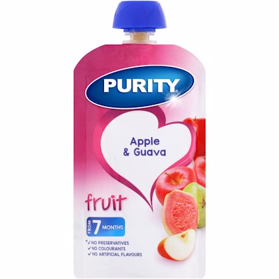 PUR PUREE APPLE & GUAVA 110ML