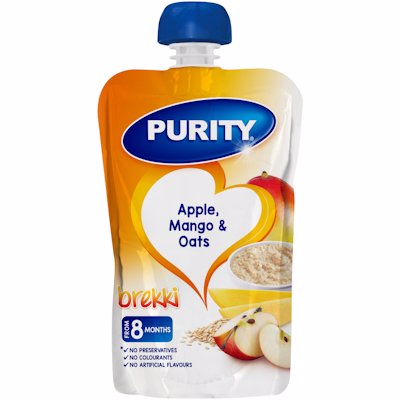 PUR PUREE APP MANGO W/OAT 110ML