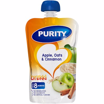 PUR PUREE APP OATS W/CINN 110ML