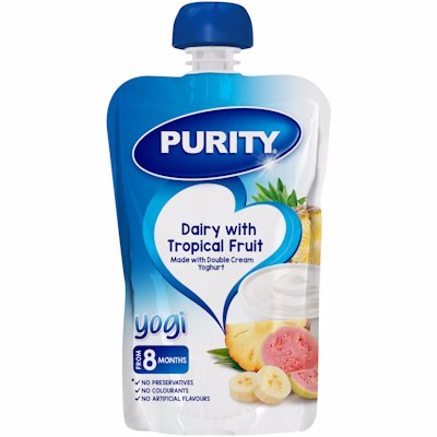 PUR PUREE YOG TROP FRUIT 110ML