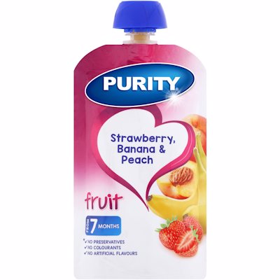 PUR PUREE STRAW/BAN&PCH 110ML