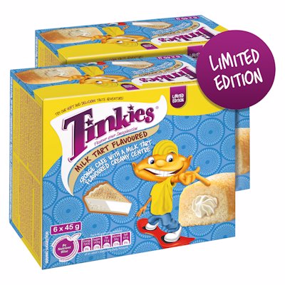 TINKIES MILK TART 6'S