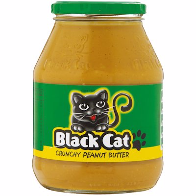 BLACK CAT CRUNCHY PEANUT BUTTER 800GR