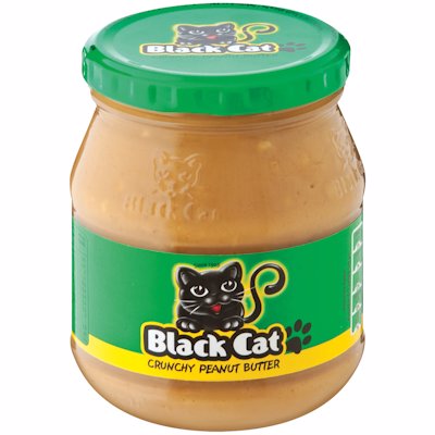 BLACK CAT CRUNCHY PEANUT BUTTER 400GR