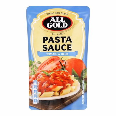 ALL GOLD TOMATO & HERB PASTA SAUCE 405GR