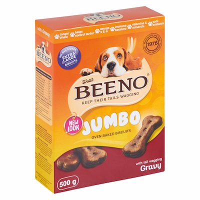 BEENO BIG BONE JUMBOS BISCUIT TREATS 500G