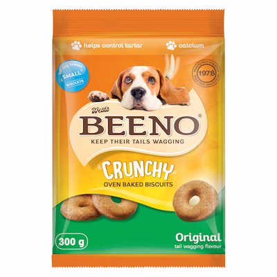 BEENO DOG BISCUITS ORIGINAL FLAVOUR SMALL 300GR