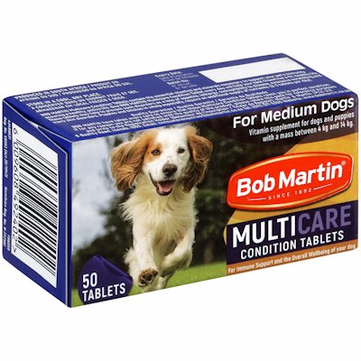 BOB MARTIN MULTICARE CONDITION TABLETS DOGS 50'S